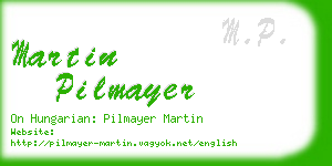 martin pilmayer business card